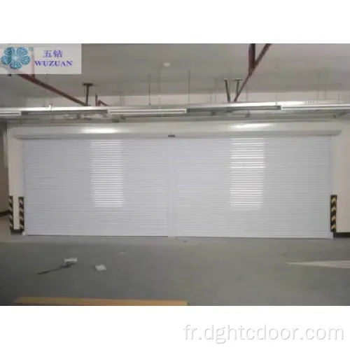 Porte de garage d'obturateur à rouleaux automatiques et manuelles en aluminium